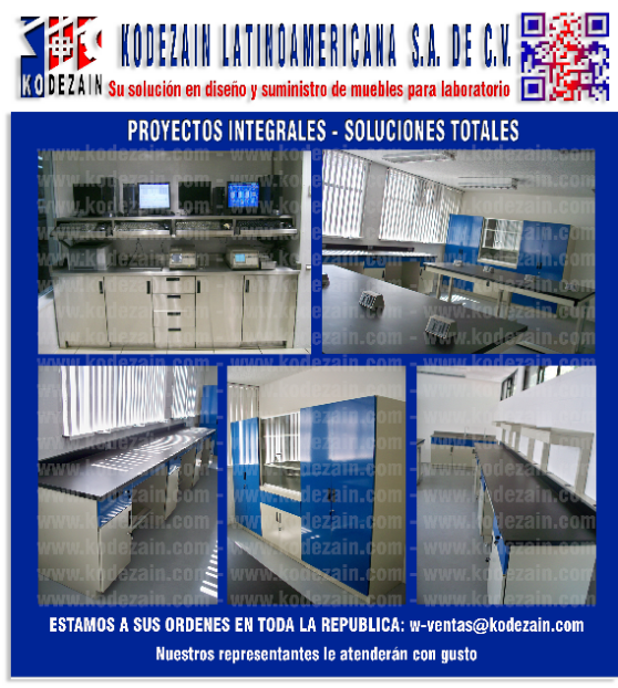 Mobiliario para laboratorio portada de atalogo